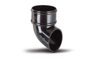 Polypipe RR128B Round Downpipe Shoe Black, 68mm
